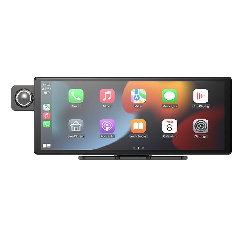 3 Camera CarPlay Dash Cam with Split Screen Display